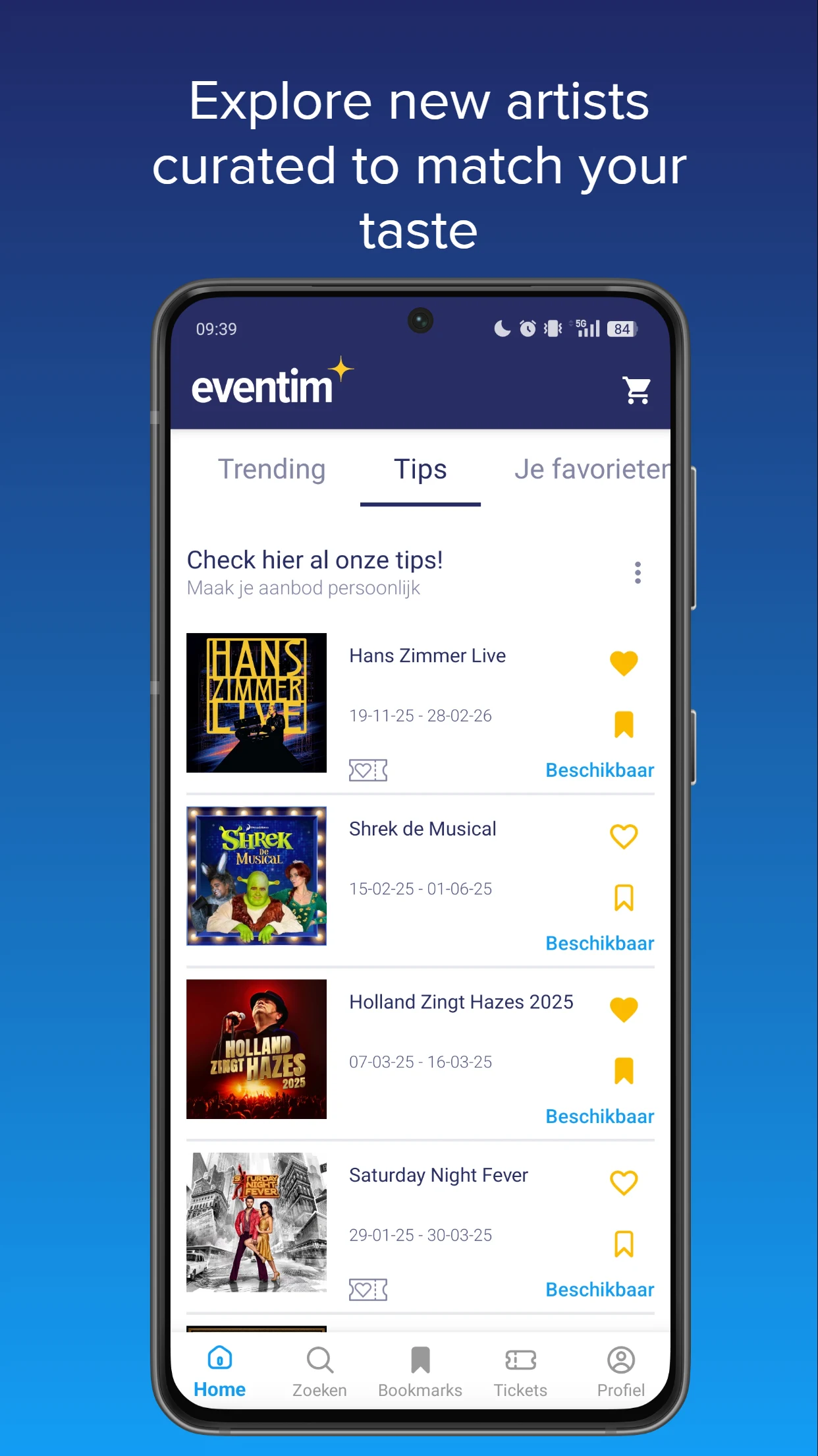 Eventim NL/BE | Event Tickets screenshot